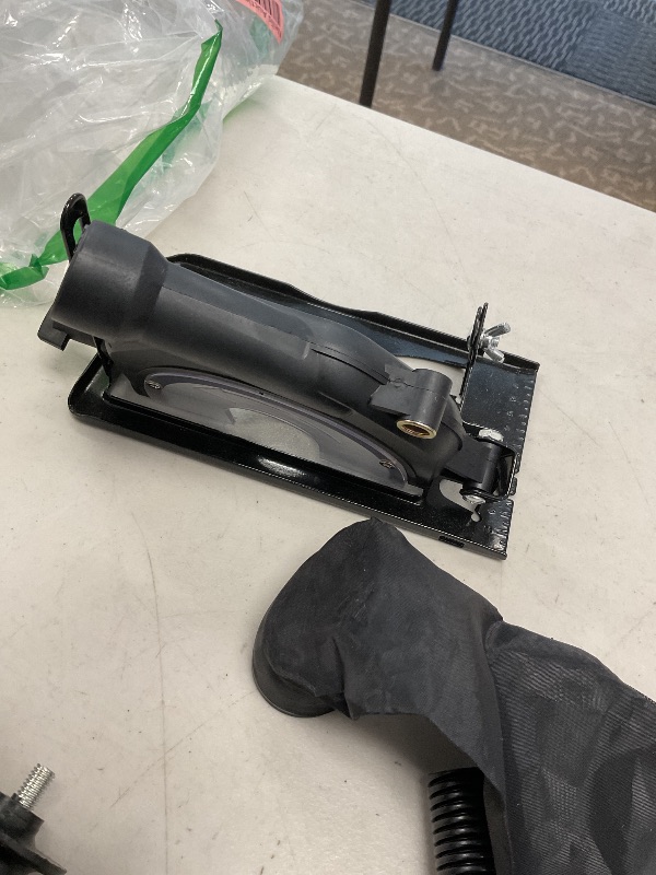 Photo 1 of Angle Grinder Stand, Adjustable Cutting Bracket Grinder Holder Cutter Support Protective Cover 0-45° Angle Grinder Accessories Cover for 100 to 125mm Angle Mill (Set 1)