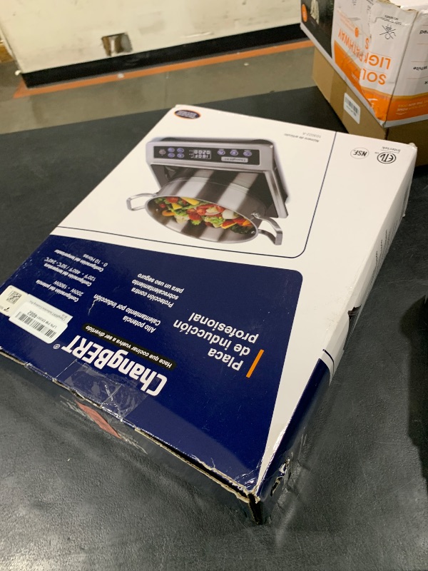 Photo 1 of ChangBERT Portable Induction Cooktop, NSF Certified Pro Induction Hot Plate, Powerful 1800W with Large 8" Heating Coil, 18/10 Stainless Steel, 18 Temp Settings Commercial Grade Countertop Burner