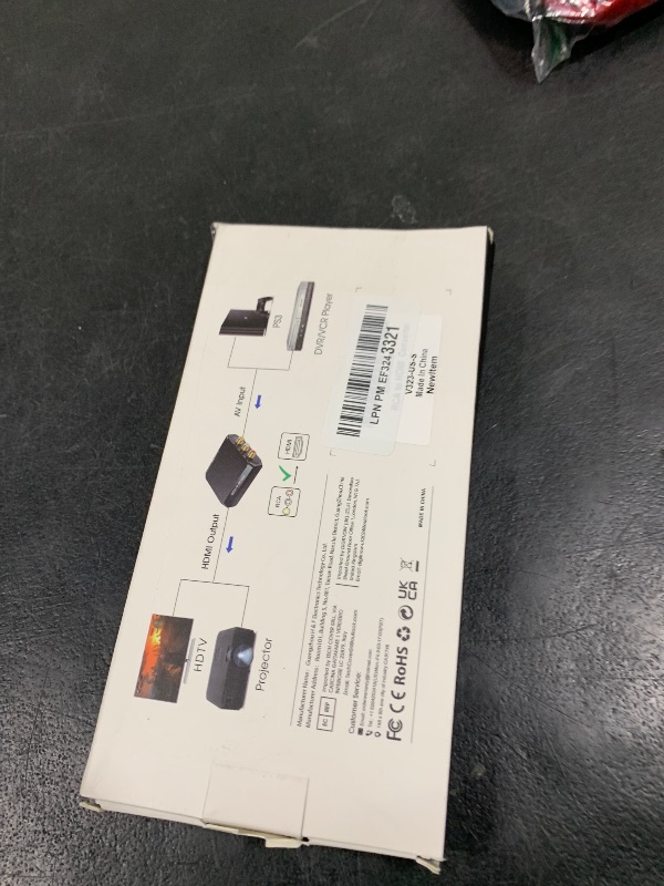 Photo 1 of DigitPro RCA to HDMI Converter, 1080P AV to HDMI Converter, Mini Composite CVBS Analog Audio Video Adapter Connector with Cable for VCR/VHS/Xbox/PS3/STB/N64/Wii/TV/PC