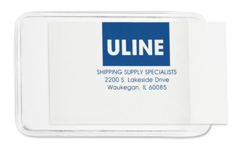 Photo 1 of Press-On Vinyl Envelopes - 2 x 3 1?2" - 20 packs of 50 a carton
