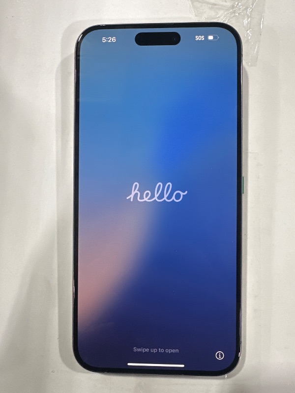 Photo 1 of Apple iPhone 15 Pro Max, 256GB, Natural Titanium - locked (Renewed) - No charger included