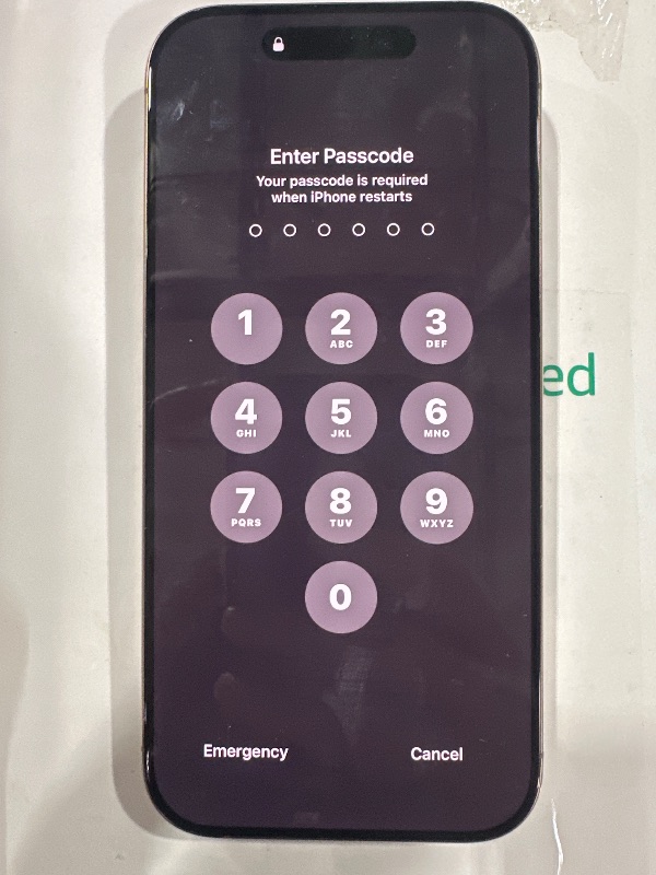 Photo 1 of Apple iPhone 16 Pro, US Version, 128GB, Desert Titanium - locked (Renewed Premium) Password Activated