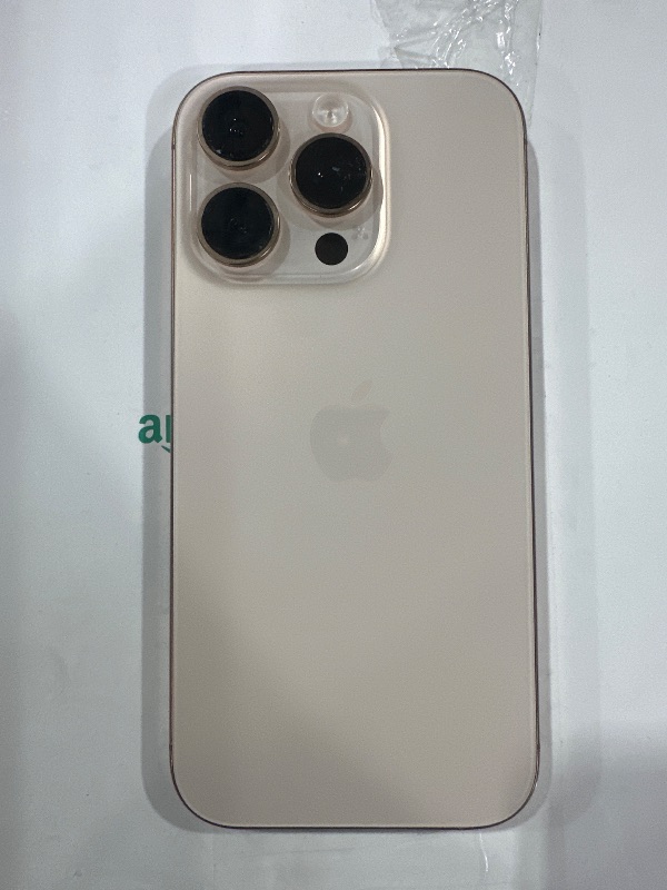 Photo 1 of Apple iPhone 16 Pro, US Version, 128GB, Desert Titanium - locked (Renewed Premium) Password Activated