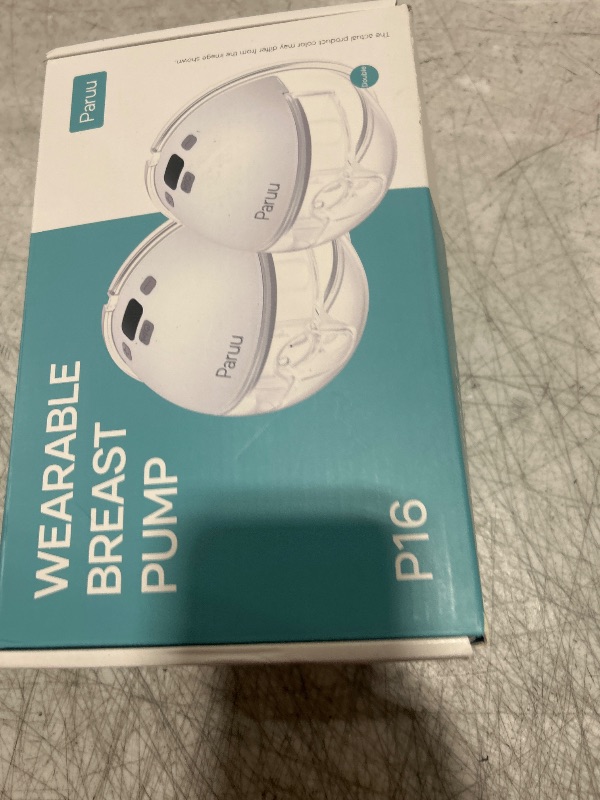 Photo 1 of Paruu Hands Free Breast Pump P16, Wearable Breast Pump Electirc Portable with 4 Modes & 12 Levels, Max 309mmHg Strong Suction 19/21/24mm Flange Inserts Wearable Breastfeeding Pump, 2 Pack White
