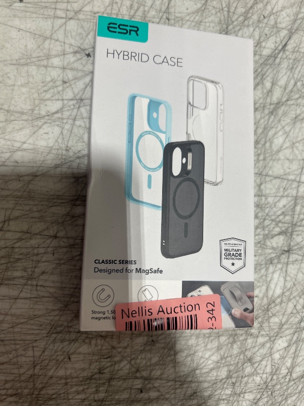 Photo 1 of ESR for iPhone 16 Pro Max Case, Camera Control, Compatible with MagSafe, Shockproof Military-Grade Protection, Magnetic Phone Case for iPhone 16 Pro Max, Classic Hybrid Case (HaloLock), Clear