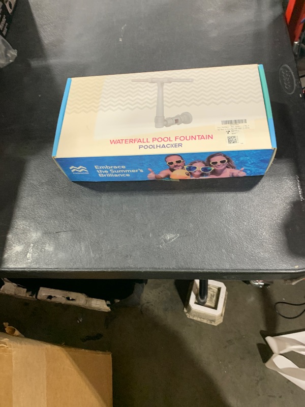 Photo 1 of [Patent Pending] POOLHACKER 2025 Upgrade Pool Fountain - Dual Spray Water Fountains for Above Ground/Inground Pools, 2-in-1 Adjustable Waterfall Pool Sprinkler Fountain (for in-tex & for Best-Way)