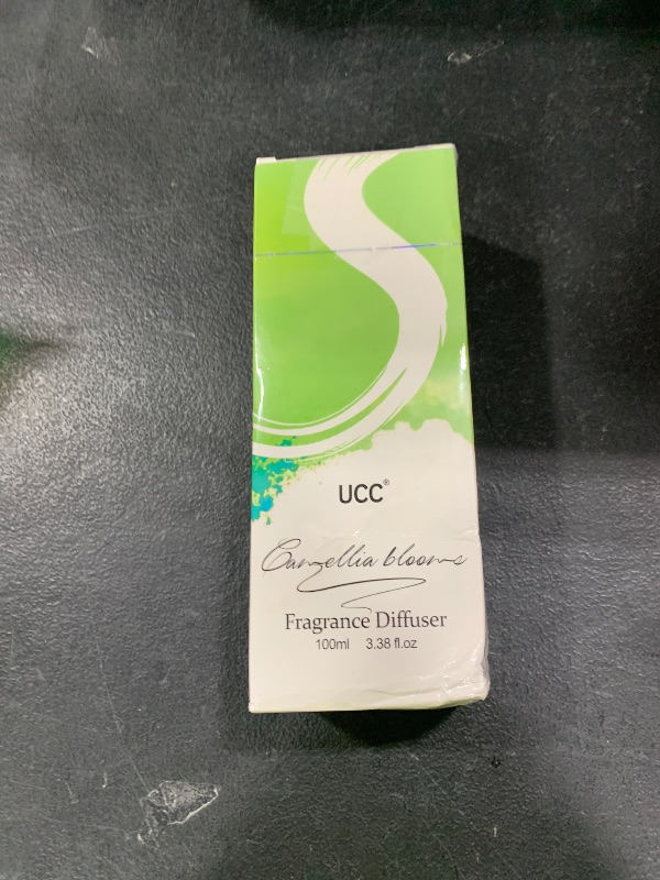 Photo 1 of UCC Reed Diffuser Set, 3.38 oz Camellia Blooms Premium Scented Diffuser with Flower Sticks Home Fragrance Reed Diffuser for Bathroom Shelf Decor