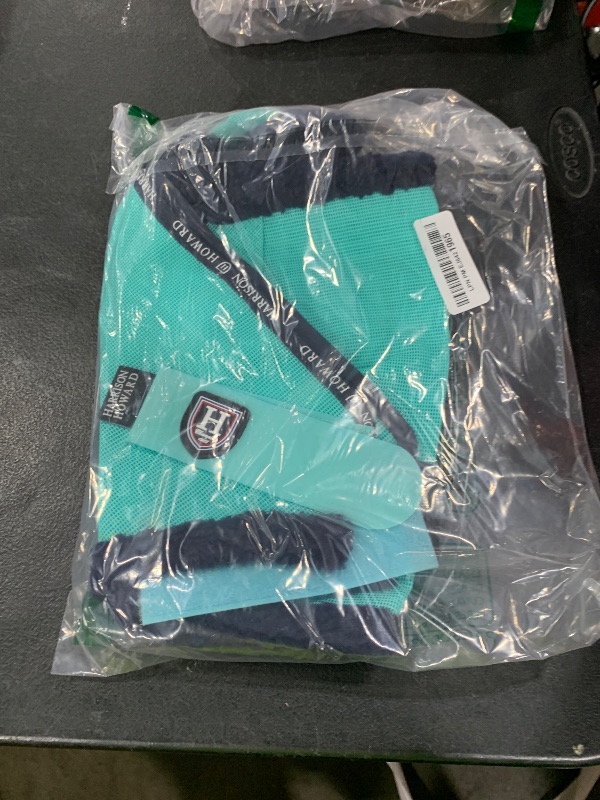 Photo 1 of Harrison Howard All Round Mesh Horse Fly Mask UV Protective with Fleece Padded Edging Mint M