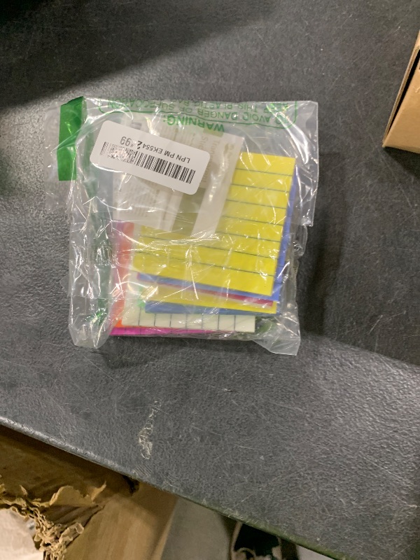 Photo 1 of Mr. Pen- Transparent Sticky Notes, 3"x3", 10 Pads, 7X Lined, 3X Blank, 500 Sheets, Vibrant Colors, Lined Transparent Sticky Notes Lines, Back to School Supplies