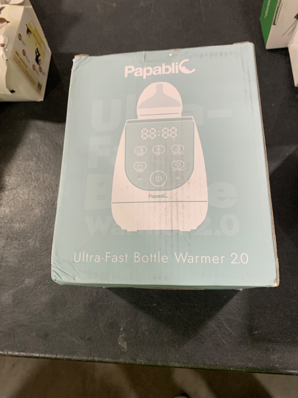 Photo 1 of Papablic Fast Bottle Warmer with Feeding Tracker, Baby Bottle Warmer for Breastmilk or Formula, Ready Milk in 2 Mins, Accurate Temperature Control and Automatic Shut-Off