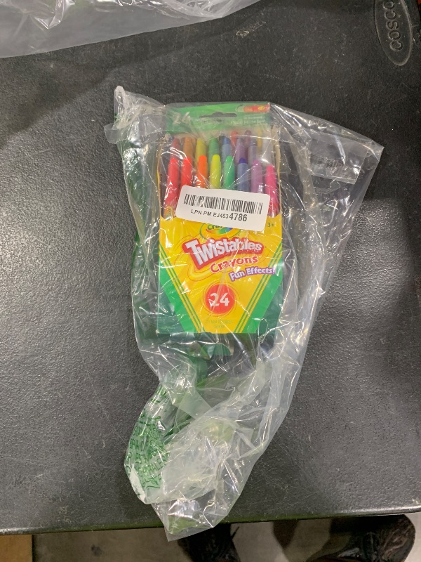 Photo 1 of Crayola Twistables Crayons for Kids (24ct) Essential School Supplies for Girls & Boys, Toddler Coloring, Less Mess, Back to School Gifts for Kids