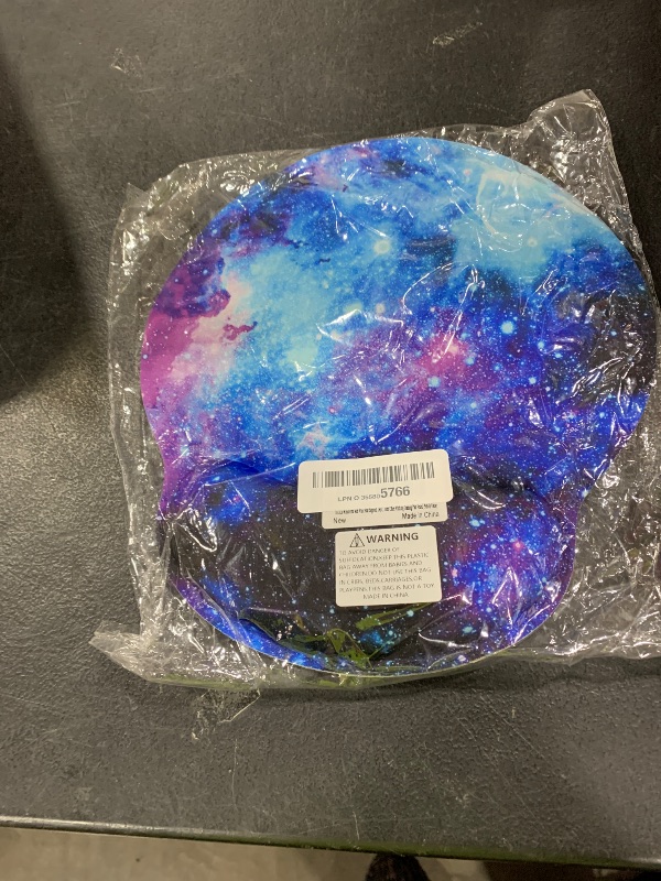 Photo 1 of ToLuLu Mouse Pad with Wrist Rest Support, Gel Cute Mouse Pads Non Slip Rubber Base Mousepad, Ergonomic Mouse Wrist Rest Pad for Laptop Computer Home Office Working Gaming Pain Relief, Nebula Galaxy
