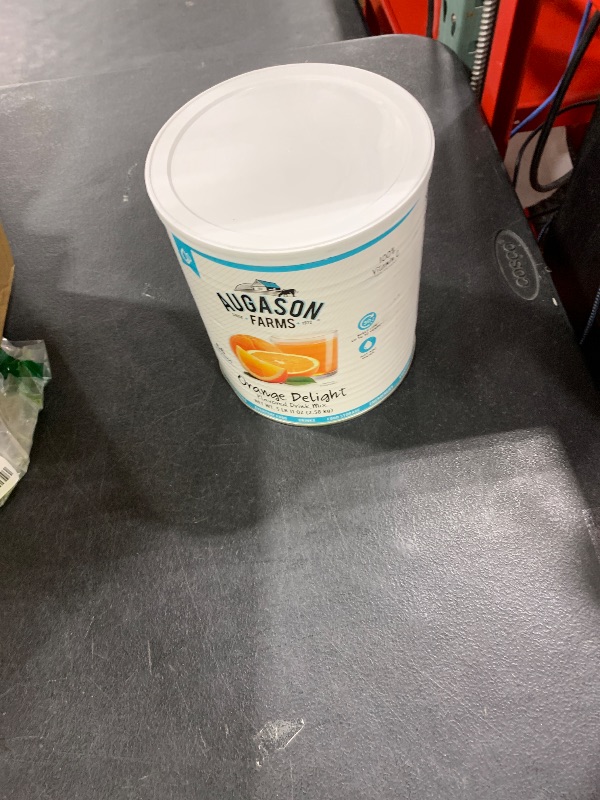 Photo 1 of Augason Farms Orange Delight Drink Mix Can, Emergency Food Supply, Everyday Meals, 52 Servings