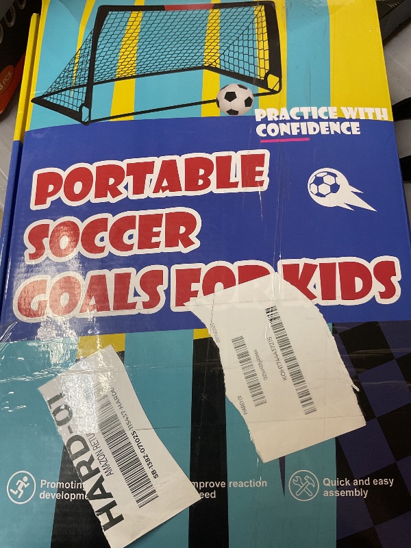 Photo 1 of Portable soccer goals for kids 