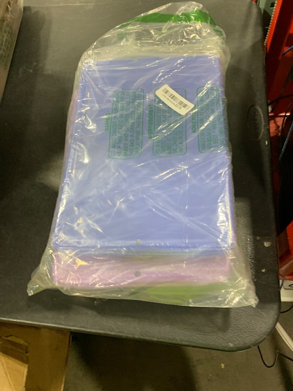 Photo 1 of 6 Pieces Clipboard with Storage, 9.5 x 13.5 Heavy Duty Plastic Storage Clipboard, Nursing Foldable Clip Board with Compartment and Metal Clip for Nurse Teacher Student Classroom Office (Bright Color)