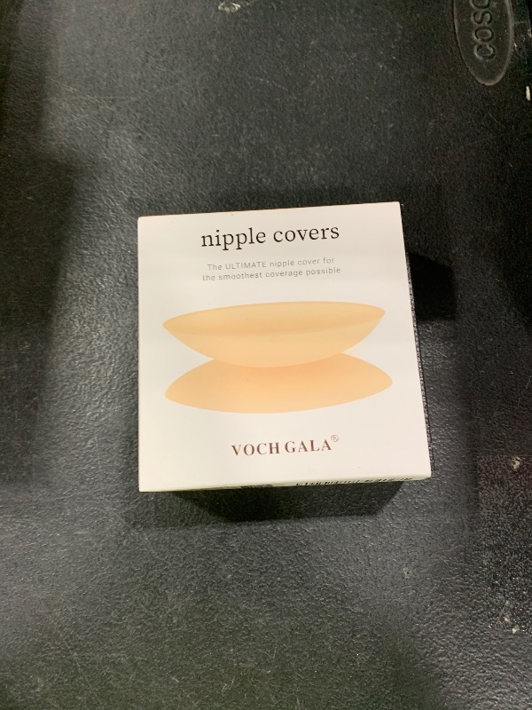 Photo 1 of VOCH GALA Nipple Covers for Women-Seamless and Sheer Adhesive Silicone Nipple Pasties for Women Reusable, Sticky Breast Petals Crème