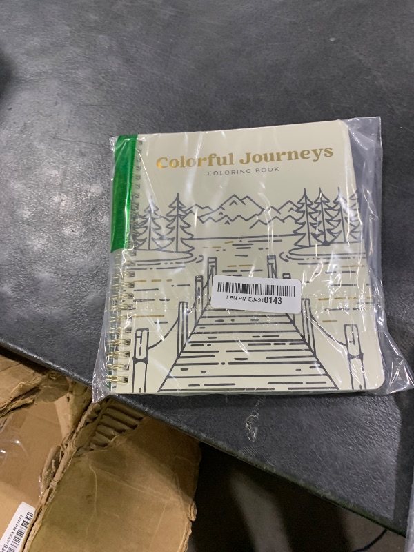 Photo 1 of Beautiful Adult Coloring Book Set of 2 for Relaxation - Inspirational Adventures and Landmarks Scenery For the Spirit of Wanderlust - Perfect Stress-Relieving Gift for Women