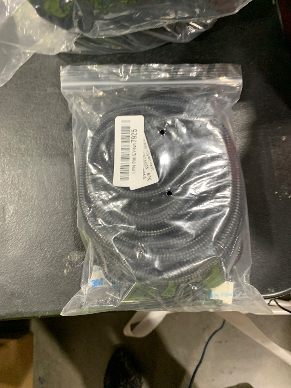 Photo 1 of 1/4 Inch Wire Loom Split Tubing - 30 ft Cord Protector Electric Wires Covers, Automotive Wire Flexible Conduit, Plastic Wire Cover with Cable Zip Tie (1/4"-30ft)