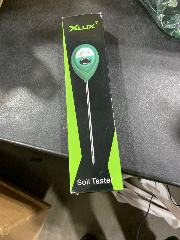 Photo 1 of XLUX Soil Moisture Meter, Plant Water Monitor, Hygrometer Sensor for Gardening, Farming, Indoor and Outdoor Plants, No Batteries Required