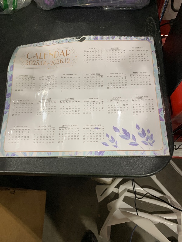 Photo 1 of GuassLee Wall Calendar 2025-2026, School Year Calendar from Jun. 2025 to Dec. 2026, 19-Month Paper Wall Calendar with To-Do List and Notes for Office School Home Teacher Planning, 14” x 11.5”