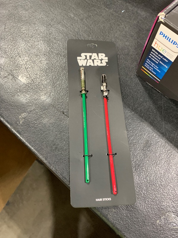 Photo 1 of Star Wars Luke Skywalker And Darth Vader Lightsaber Hair Pins Sticks