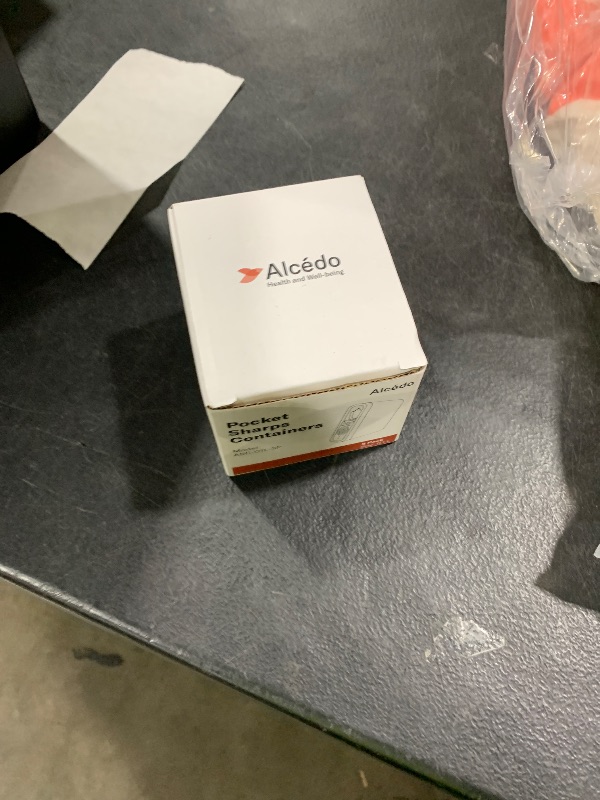 Photo 1 of Alcedo Portable Sharps Container for Travel and Home Use (3-Pack), Small 0.1L Container for Diabetes Insulin Pen Needle Disposal, Mini Sharps Box, Medical Grade