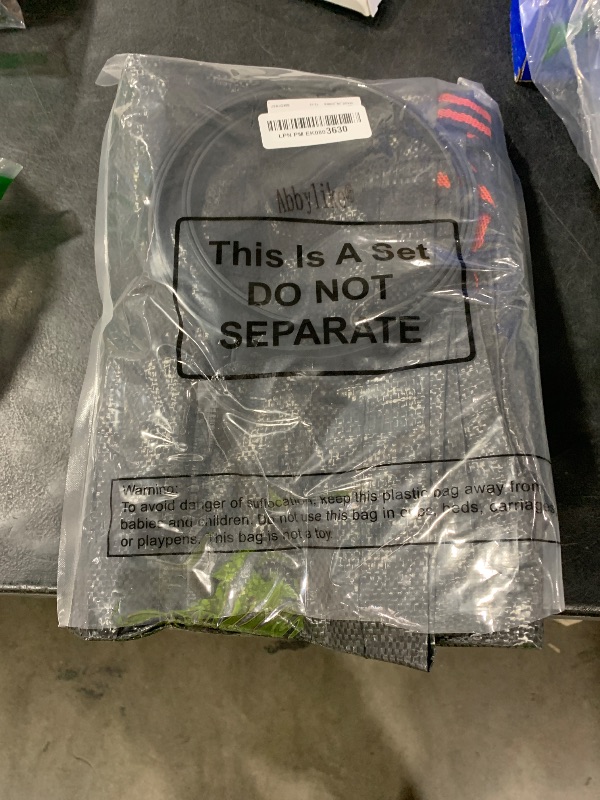 Photo 1 of Abbylike 1 Pcs 72 Gallon Reusable Yard Waste Bags Black Lawn Leaf Bags with Reinforced Handles
