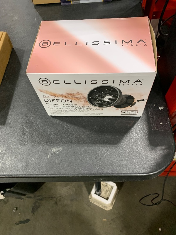 Photo 1 of Bellissima Italia Diffon Hair Diffuser and Ceramic Curly Hair Dryer - DF1 5000 - Lightweight and Compact