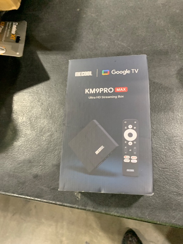 Photo 1 of Android TV Box 12.0, MECOOL KM9PRO MAX Smart TV Box 2GB 32GB Certification Netflix Google Assistant Dolby Audio, GTV TV Box 4K Support AV1 HDR 4K 2.4G 5.0G WiFi5 BT5.0