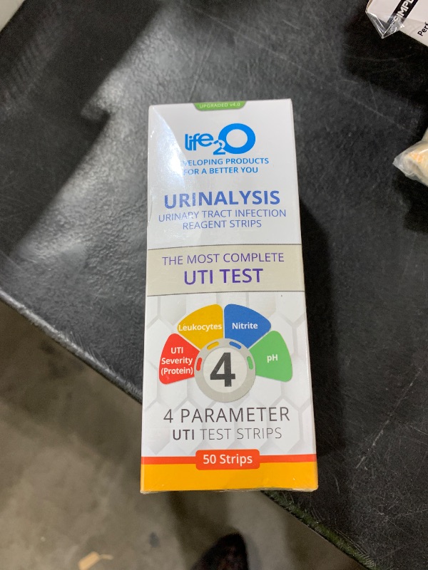Photo 1 of 4-in-1 Full Panel UTI Test Strips for Women, Men & Kids with UTI Severity (Protein), Urinalysis Urine Test Strips for Bladder and Urinary Tract Infections at Home (50 Strips)