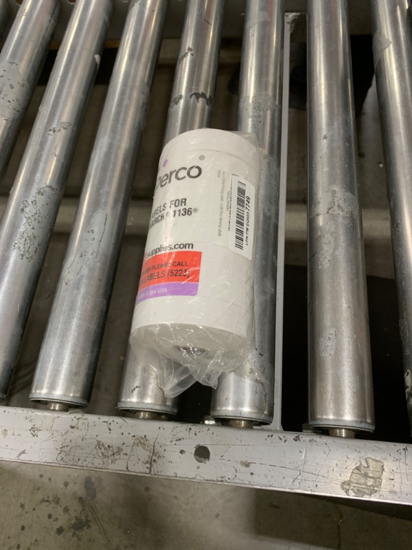 Photo 1 of Perco White Pricing Labels for Monarch 1136 Price Gun - 8 Rolls, 14,000 Price Marking Labels