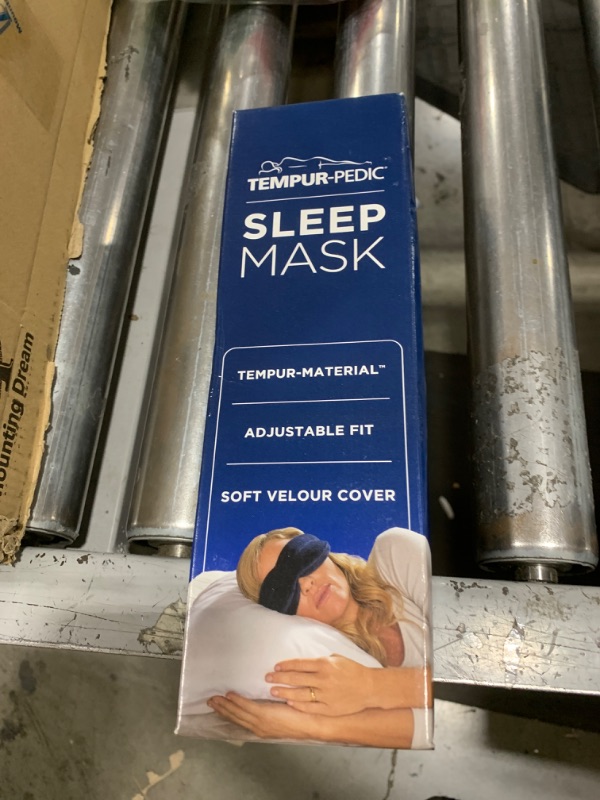 Photo 1 of Tempur-Pedic Sleep Mask, One Size, Navy, 1 Count (Pack of 1)