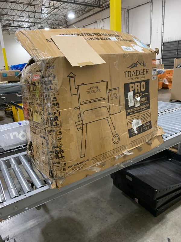 Photo 1 of Traeger Grills Pro 575 Wood Pellet Grill & Smoker with Wifi, App-Enabled, Black
