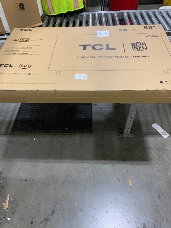 Photo 1 of TCL 55-Inch Class S5 UHD 4K LED Smart TV with Fire TV (55S551F, 2024 Model), Dolby Vision, HDR PRO+, Dolby Atmos, Alexa Built-in with Voice Remote, Apple AirPlay 2 Compatibility, Streaming Television