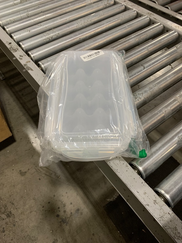 Photo 1 of XBY-US 2 Pack Covered Egg Holders For Refrigerator, Plastic Storage Container/ Deviled Egg Tray Carrier with Lid Fits 18X2 Eggs(36 Eggs)