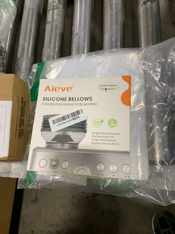 Photo 1 of AIEVE Silicone Bellow Compatible for Breville Barista Express, Single Dose Hopper for Breville Espresso Machine,Gray