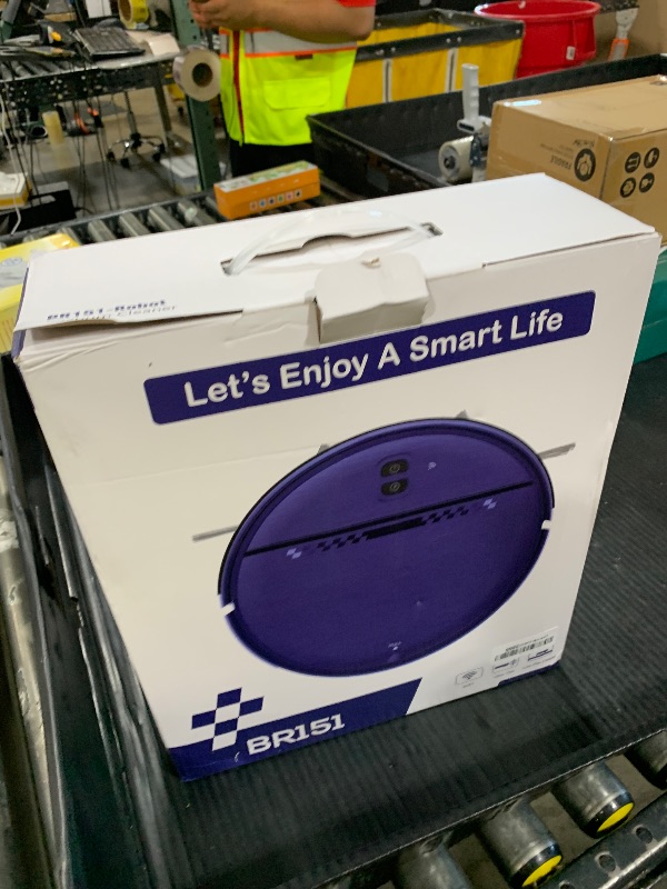 Photo 1 of Robot Vacuum and Mop Combo, 2-in-1 Mopping Robot Vacuum Cleaner with 2300Pa Suction, 2.87'' Slim Design, Wi-Fi/App/Voice Control, 3D Obstacle Avoidance&Self-Charging for Hard Floors, Carpets, Pet Hair