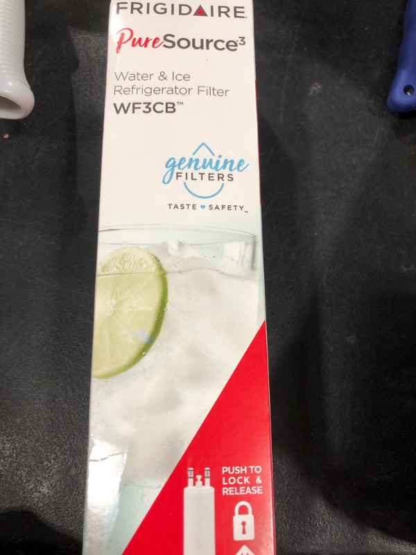 Photo 1 of Frigidaire WF3CB Puresource3 Refrigerator Water Filter, White, 1 Count (Pack of 1)