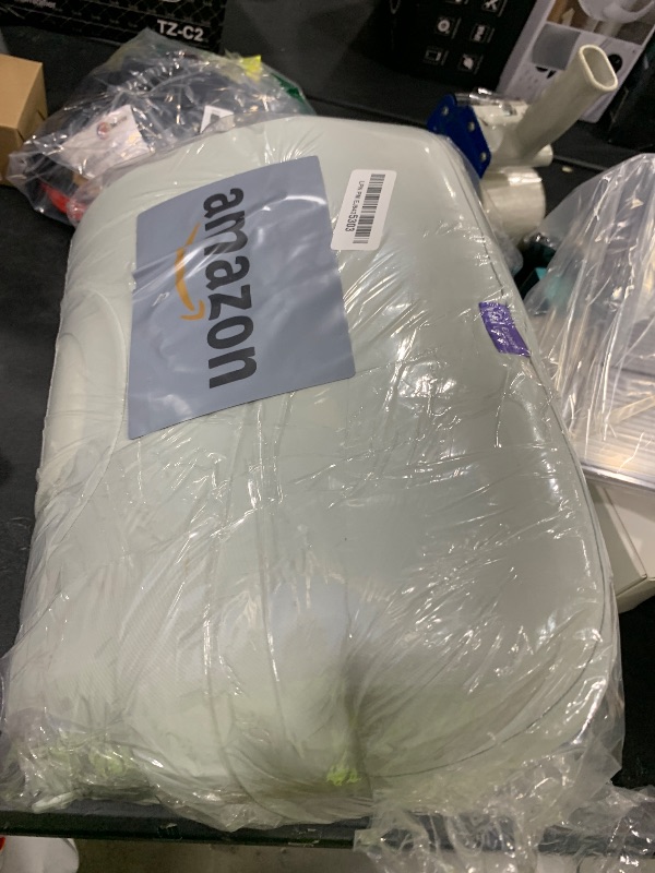 Photo 1 of C CUSHION LAB Deep Sleep Pillow, Patented Ergonomic Contour Design for Side & Back Sleepers, Orthopedic Cervical Shape Gently Cradles Head & Provides Neck Support & Shoulder Pain Relief - Calm Grey