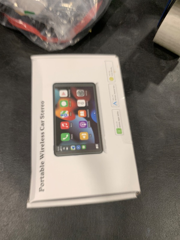 Photo 1 of Carplay Screen for Car, 7" HD Wireless Portable Car Play Touchscreen Stereo with Android Auto Mirror Link/Backup Camera/GPS Navigation/Satellite Radio for All Vehicles