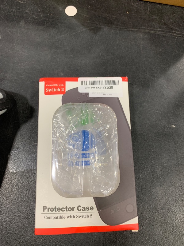 Photo 1 of FANPL Clear Protective Case for Nintendo Switch 2 (2025), Cover for Switch 2 and Joy Con Controller with 1 Screen Protector and 8 Thumb Grip Caps - Not Easy to Fall Off (Flexible version)