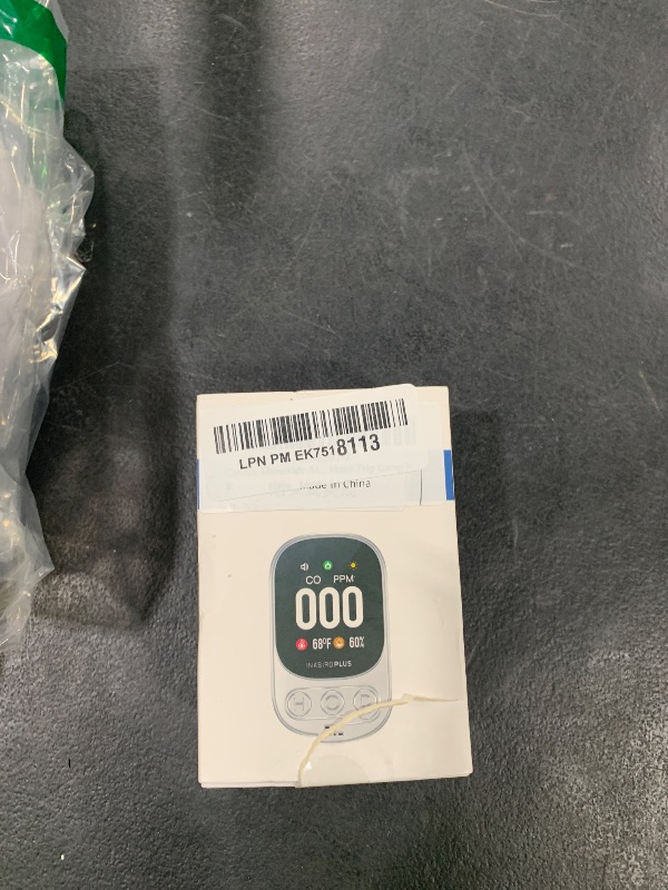 Photo 1 of Carbon Monoxide Detectors, INKBIRDPLUS Carbon Monoxide Detector Plug in with Temperature Humidity Sensor Built-in, CO Gas Level Monitor Alarm with HD IPS Display Sound Warning for Home Hotel Camp RV