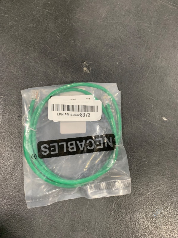 Photo 1 of NECABLES CAT5E RJ11 Data Cable DSL Cable 3ft Heavy Duty High-Speed for DSL Modem UTP Compatible with ATT RJ11 6P4C Male to Male Green - 3 Feet
