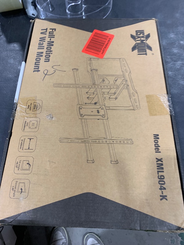 Photo 1 of USX MOUNT Full Motion TV Wall Mount for Most 37-85 Inch TV up to 132lbs, TV Mount Articulating with Swivel, Tilt & Extension, Wall Mounts T V Bracket for VESA 600x400mm 400x300mm, 8-16" Wood Studs
