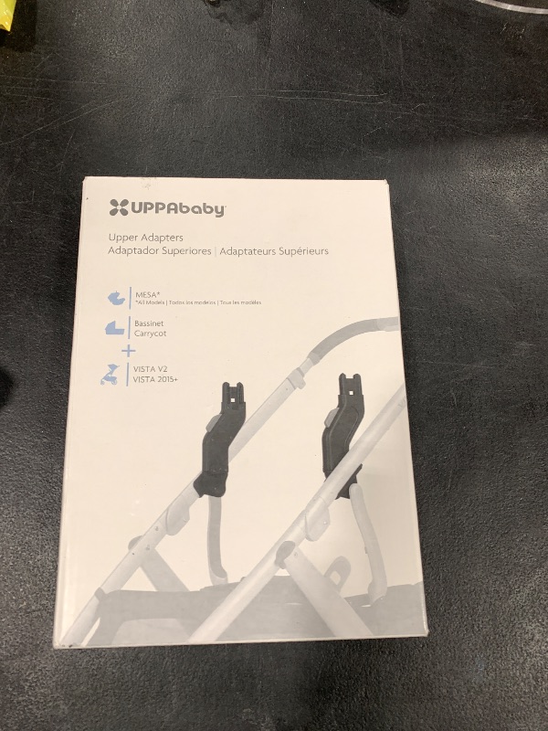 Photo 1 of UPPAbaby Upper Adapter for Vista, Vista V2, and Vista V3 Strollers/ Compatible with Bassinet, Toddler Seat, Aria, Mesa V2, or Mesa Max Infant Car Seats / Quick + Secure Attachment / 1 Set