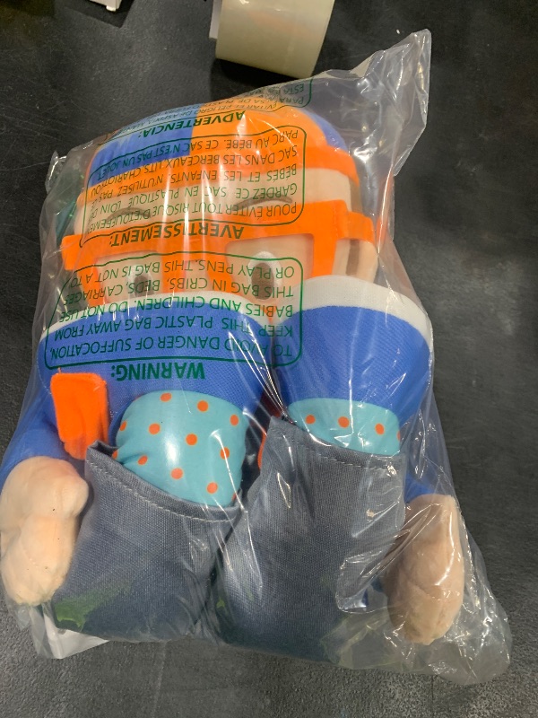 Photo 1 of Blippi Get Ready and Play Plush - 20-inch Dress Up Plush with Sounds, Teaches Children to Tie Shoes, Button Shirts, Snap Suspenders, Zip Vest-Jacket, Roll Sleeves and Socks and More - Amazon Exclusive