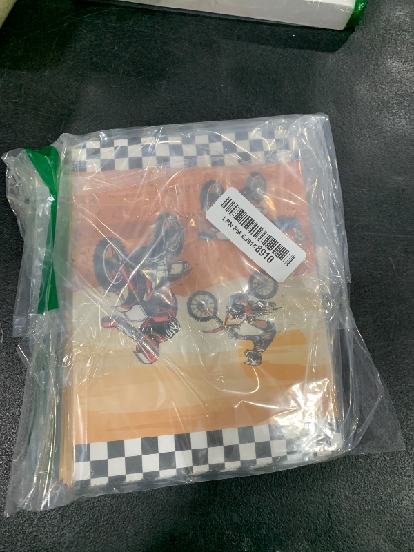 Photo 1 of 24pcs Dirt Bike Party Bags Motorcycle Birthday Party Supplies Dirt Bike Party Favors Motorcycle Birthday Decorations Dirt Bike Candy Gift Bags for Kids