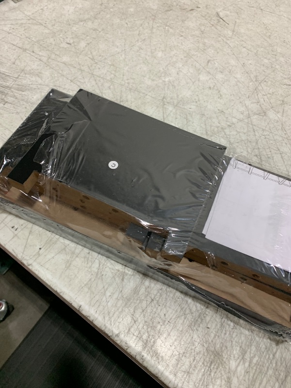 Photo 1 of OFDMNY 5 Tier Wall Shelf Unit, Decorative Wall Mount Vertical Shelving, Smooth Laminate Finish, Floating Storage Home Decor Organizer Tall Tower Design Utility Shelf for Bedroom Living Room (Black)