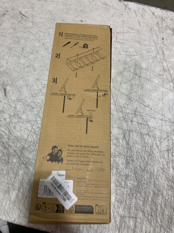 Photo 1 of PAMO Cable Management Under Desk for Easy mounting Under-Table I Set of 2 - with 10X Cable Ties I Desk Organizer for Office/Home Office Table Thoughtful Cable Tray Holder