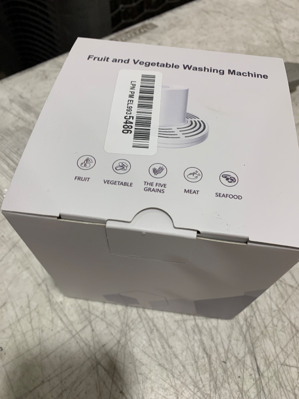 Photo 1 of Fruit and Vegetable Washing Machine, Portable Fruit Cleaner Device in Water, USB Wireless Food Purifier, for Washing Fruits, Vegetables, Rice, Meat and Seafood, with OH-ion Purification Technology